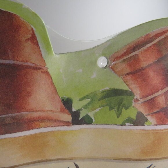 Spring Floral Gardening Wheelbarrow BLANK Calendar Magnetic/hangs/tear off pgs - Picture 5 of 7